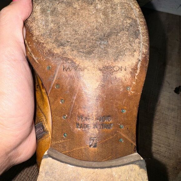 Mark Nason Rock Never Dies 67417 Brown Men’s Zip Boots Size 7 main image 6